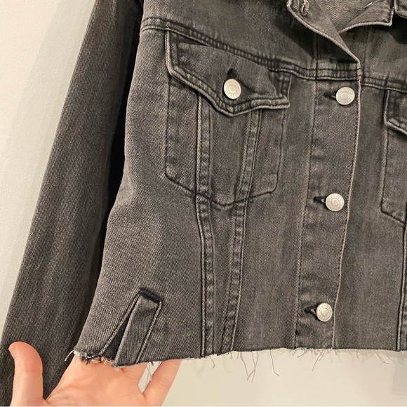 Playboy Jan 1986 Andy Warhol Cover Grey Bunny Distressed Rhinestone Denim Jacket - Picture 9 of 16